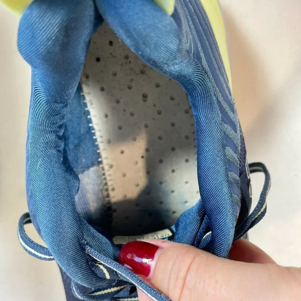 Hoka One One Womens Bondi 6 Running‎ Sneakers Blue Sz 10 Rubber Athletic 1019270